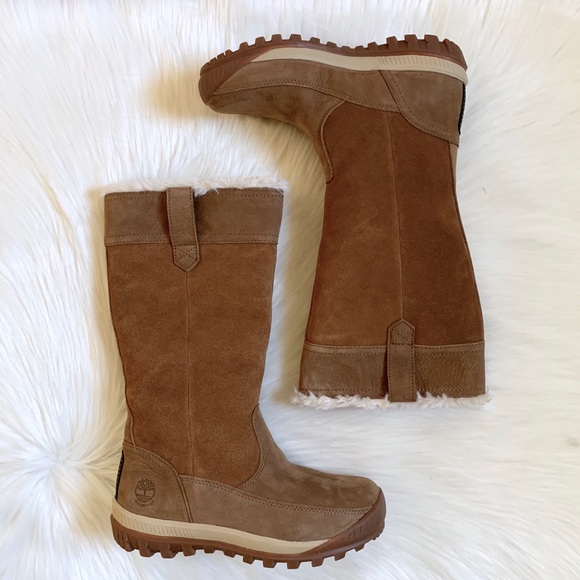 Timberland Tan MT. Hayes Waterproof Pull On Boots - Picture 2 of 6